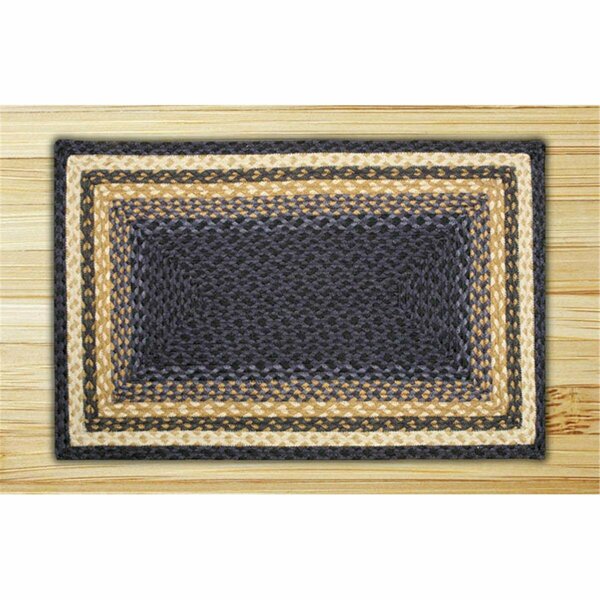 Capitol Earth Rugs Lt. Blue-Dk. Blue-Mustard Rectangle Rug 33-079